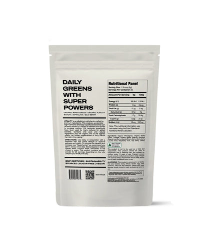 KAPOWDER® Powders VITALITY | Matcha-Infused Daily Greens Multivitamin Powder